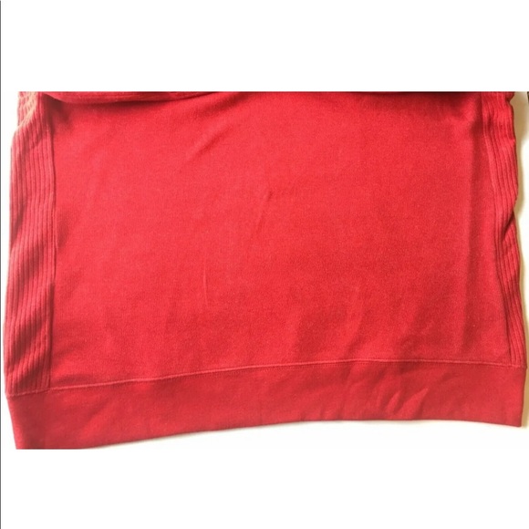 Izod Men’s V Neck Ribbed Sweater XL Red Cotton Blend - Picture 2 of 12